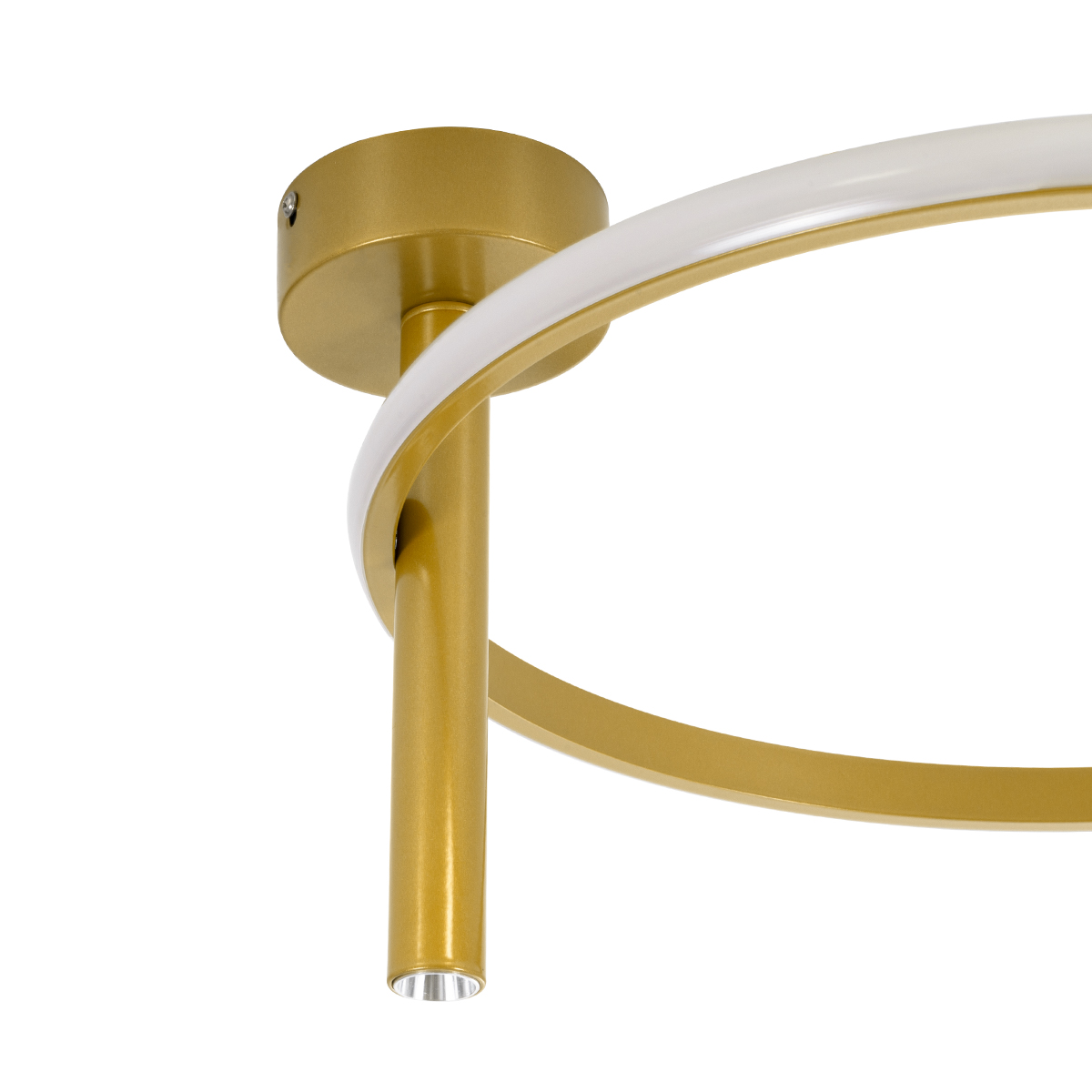 LEDTM® VERONA 61222 Μοντέρνο Φωτιστικό Οροφής LED 24W 2688lm 360° AC 220-240V IP20 Ρυθμιζόμενο Λευκό CCT με On/Off 2700K/4500K/6000K - Lumileds SMD Chip - Χρυσό - Μ40 x Π40 x Υ23cm - 3 Χρόνια Εγγύηση - Image 6
