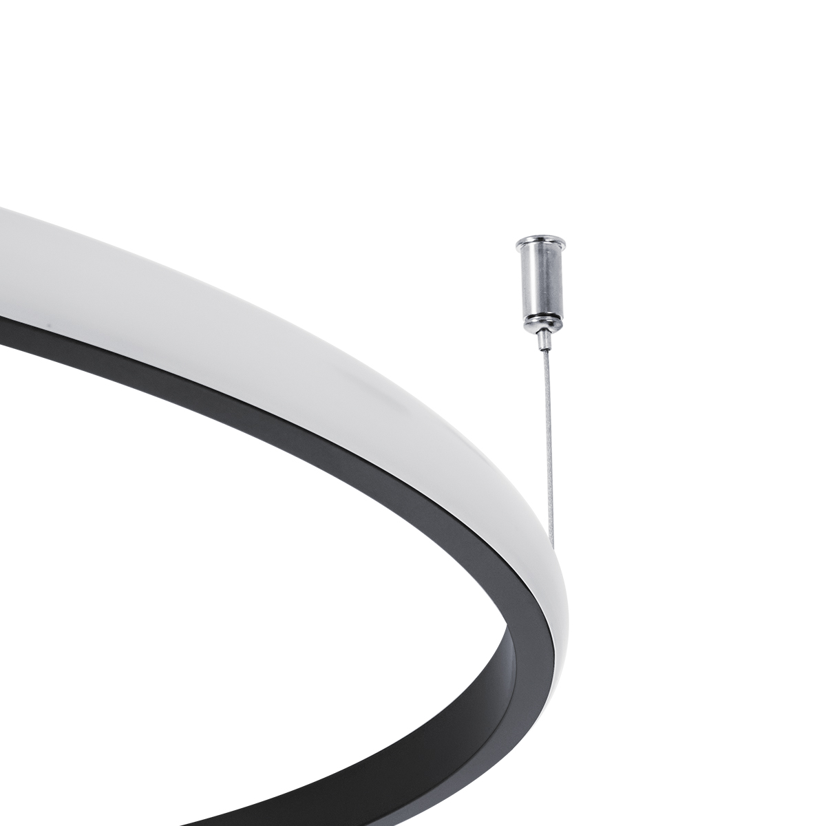 LEDTM® VERONA 61223 Μοντέρνο Φωτιστικό Οροφής LED 36W 4032lm 360° AC 220-240V IP20 Ρυθμιζόμενο Λευκό CCT με On/Off 2700K/4500K/6000K - Lumileds SMD Chip - Μαύρο Ματ - Μ60 x Π60 x Υ23cm - 3 Χρόνια Εγγύηση - Image 7