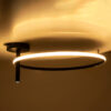 LEDTM® VERONA 61223 Μοντέρνο Φωτιστικό Οροφής LED 36W 4032lm 360° AC 220-240V IP20 Ρυθμιζόμενο Λευκό CCT με On/Off 2700K/4500K/6000K - Lumileds SMD Chip - Μαύρο Ματ - Μ60 x Π60 x Υ23cm - 3 Χρόνια Εγγύηση - Image 8