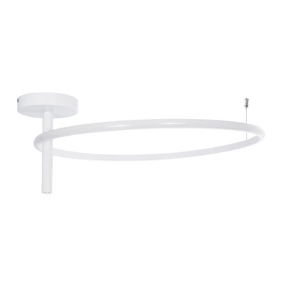 Alternative view of LEDTM® VERONA 61224 Μοντέρνο Φωτιστικό Οροφής LED 36W 4032lm 360° AC 220-240V IP20 Ρυθμιζόμενο Λευκό CCT με On/Off 2700K/4500K/6000K - Lumileds SMD Chip - Λευκό Ματ - Μ60 x Π60 x Υ23cm - 3 Χρόνια Εγγύηση