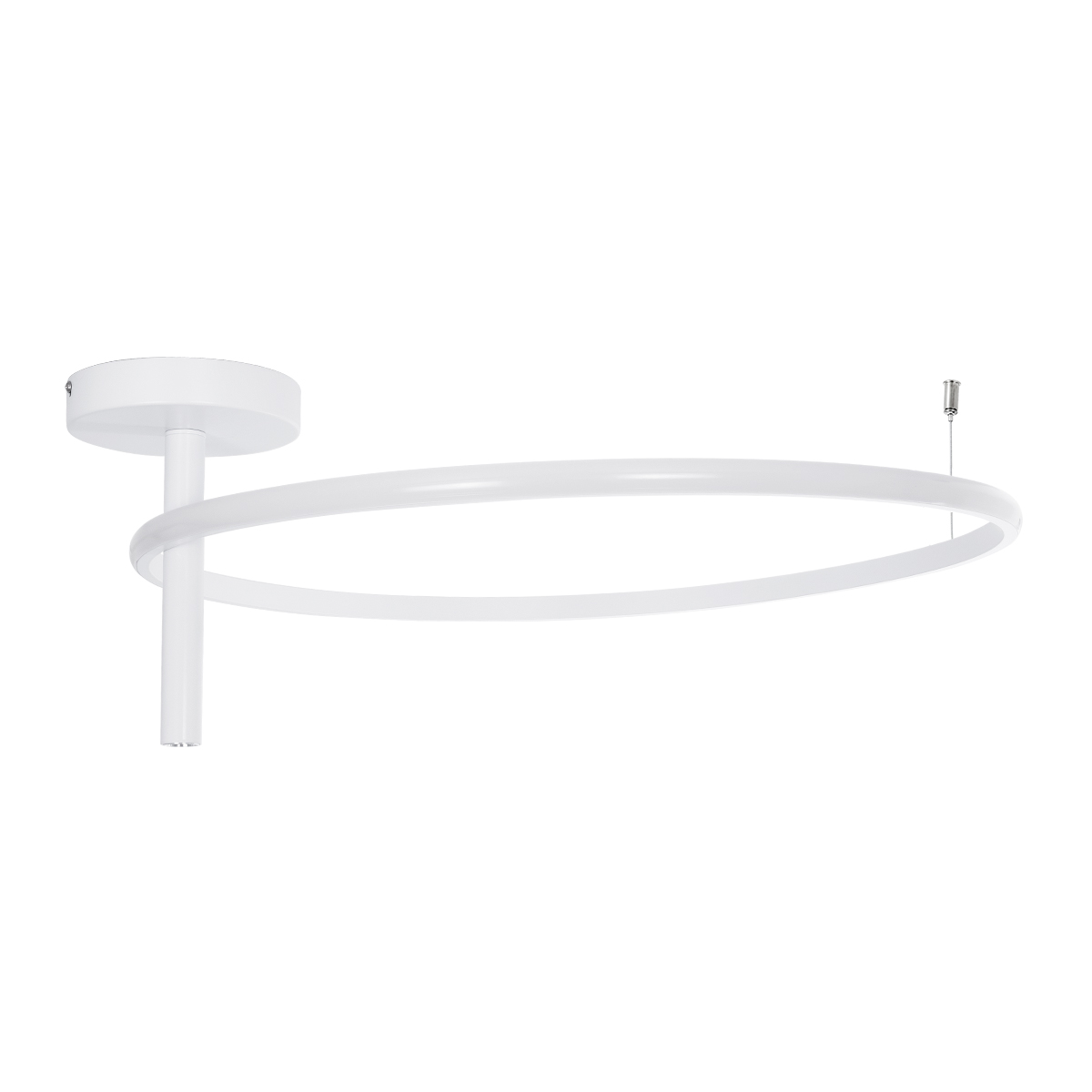 LEDTM® VERONA 61224 Μοντέρνο Φωτιστικό Οροφής LED 36W 4032lm 360° AC 220-240V IP20 Ρυθμιζόμενο Λευκό CCT με On/Off 2700K/4500K/6000K - Lumileds SMD Chip - Λευκό Ματ - Μ60 x Π60 x Υ23cm - 3 Χρόνια Εγγύηση - Image 2
