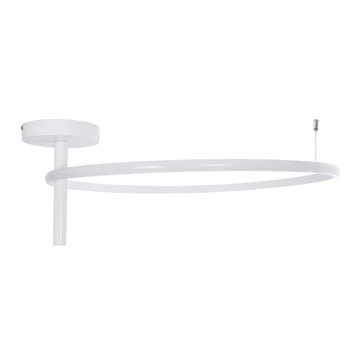 LEDTM® VERONA 61224 Μοντέρνο Φωτιστικό Οροφής LED 36W 4032lm 360° AC 220-240V IP20 Ρυθμιζόμενο Λευκό CCT με On/Off 2700K/4500K/6000K - Lumileds SMD Chip - Λευκό Ματ - Μ60 x Π60 x Υ23cm - 3 Χρόνια Εγγύηση - Image 3