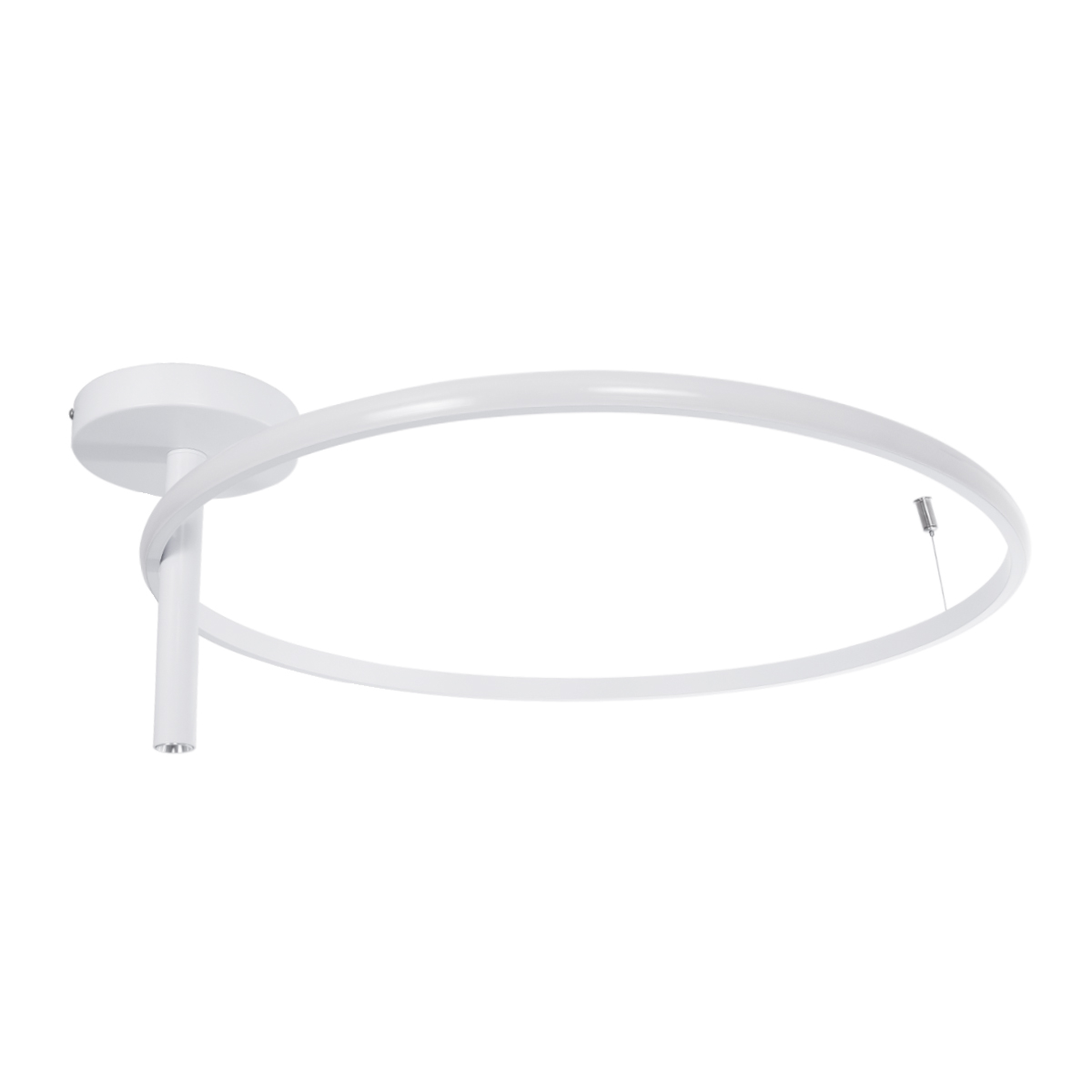 LEDTM® VERONA 61224 Μοντέρνο Φωτιστικό Οροφής LED 36W 4032lm 360° AC 220-240V IP20 Ρυθμιζόμενο Λευκό CCT με On/Off 2700K/4500K/6000K - Lumileds SMD Chip - Λευκό Ματ - Μ60 x Π60 x Υ23cm - 3 Χρόνια Εγγύηση - Image 4