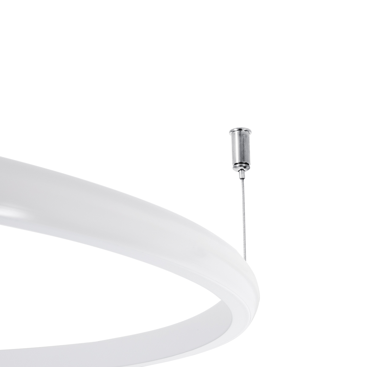 LEDTM® VERONA 61224 Μοντέρνο Φωτιστικό Οροφής LED 36W 4032lm 360° AC 220-240V IP20 Ρυθμιζόμενο Λευκό CCT με On/Off 2700K/4500K/6000K - Lumileds SMD Chip - Λευκό Ματ - Μ60 x Π60 x Υ23cm - 3 Χρόνια Εγγύηση - Image 7