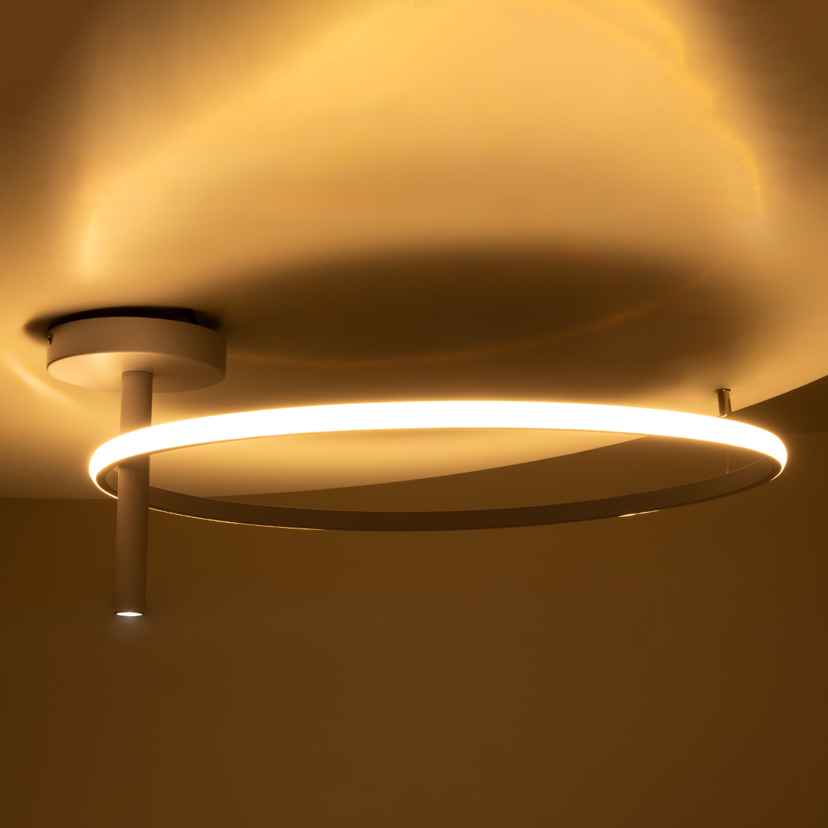 LEDTM® VERONA 61224 Μοντέρνο Φωτιστικό Οροφής LED 36W 4032lm 360° AC 220-240V IP20 Ρυθμιζόμενο Λευκό CCT με On/Off 2700K/4500K/6000K - Lumileds SMD Chip - Λευκό Ματ - Μ60 x Π60 x Υ23cm - 3 Χρόνια Εγγύηση - Image 8