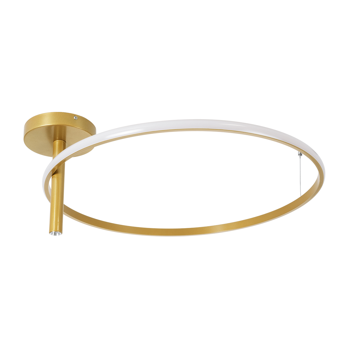 LEDTM® VERONA 61225 Μοντέρνο Φωτιστικό Οροφής LED 36W 4032lm 360° AC 220-240V IP20 Ρυθμιζόμενο Λευκό CCT με On/Off 2700K/4500K/6000K - Lumileds SMD Chip - Χρυσό Βούρτσας - Μ60 x Π60 x Υ23cm - 3 Χρόνια Εγγύηση - Image 5