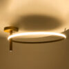 LEDTM® VERONA 61225 Μοντέρνο Φωτιστικό Οροφής LED 36W 4032lm 360° AC 220-240V IP20 Ρυθμιζόμενο Λευκό CCT με On/Off 2700K/4500K/6000K - Lumileds SMD Chip - Χρυσό Βούρτσας - Μ60 x Π60 x Υ23cm - 3 Χρόνια Εγγύηση - Image 9