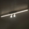 LEDTM® BARETTI 61226 Μοντέρνο Φωτιστικό Οροφής LED 24W 2688lm 160° & 45° AC 220-240V IP20 Ρυθμιζόμενο Λευκό CCT με On/Off 2700K/4500K/6000K - Lumileds SMD Chip - Μαύρο Ματ - Μ80 x Π5 x Υ15cm - 3 Χρόνια Εγγύηση - Image 9