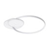 LEDTM® CIRCUO 61230 Μοντέρνο Φωτιστικό Οροφής LED 75W 8400lm 360° AC 220-240V IP20 Ρυθμιζόμενο Λευκό CCT με Χειριστήριο από 2700K έως 6000K Dimmable - Lumileds SMD Chip - Λευκό Ματ - Μ53 x Π42.5 x Υ9cm - 3 Χρόνια Εγγύηση - Image 5