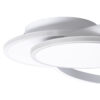 LEDTM® CIRCUO 61230 Μοντέρνο Φωτιστικό Οροφής LED 75W 8400lm 360° AC 220-240V IP20 Ρυθμιζόμενο Λευκό CCT με Χειριστήριο από 2700K έως 6000K Dimmable - Lumileds SMD Chip - Λευκό Ματ - Μ53 x Π42.5 x Υ9cm - 3 Χρόνια Εγγύηση - Image 6