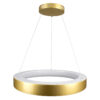 LEDTM® SALEM 61247 Μοντέρνο Κρεμαστό Φωτιστικό Οροφής LED 105W 12075lm 120° AC 220-240V IP20 Ρυθμιζόμενο Λευκό CCT με Χειριστήριο από 2700K έως 6000K Dimmable - Lumileds SMD Chip - Χρυσό - Μ60 x Π60 x Υ6cm - 3 Χρόνια Εγγύηση - Image 5