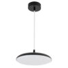 LEDTM® BARON 61251 Μοντέρνο Κρεμαστό Φωτιστικό Οροφής LED 12W 1440lm 120° AC 220-240V IP20 Ρυθμιζόμενο Λευκό CCT με On/Off 2700K/4500K/6000K - Lumileds SMD Chip - Μαύρο Ματ - Μ25 x Π25 x Υ8cm - 3 Χρόνια Εγγύηση - Image 5