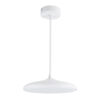 LEDTM® BARON 61252 Μοντέρνο Κρεμαστό Φωτιστικό Οροφής LED 12W 1440lm 120° AC 220-240V IP20 Ρυθμιζόμενο Λευκό CCT με On/Off 2700K/4500K/6000K - Lumileds SMD Chip - Λευκό Ματ - Μ25 x Π25 x Υ8cm - 3 Χρόνια Εγγύηση - Image 3