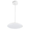 LEDTM® BARON 61252 Μοντέρνο Κρεμαστό Φωτιστικό Οροφής LED 12W 1440lm 120° AC 220-240V IP20 Ρυθμιζόμενο Λευκό CCT με On/Off 2700K/4500K/6000K - Lumileds SMD Chip - Λευκό Ματ - Μ25 x Π25 x Υ8cm - 3 Χρόνια Εγγύηση - Image 5