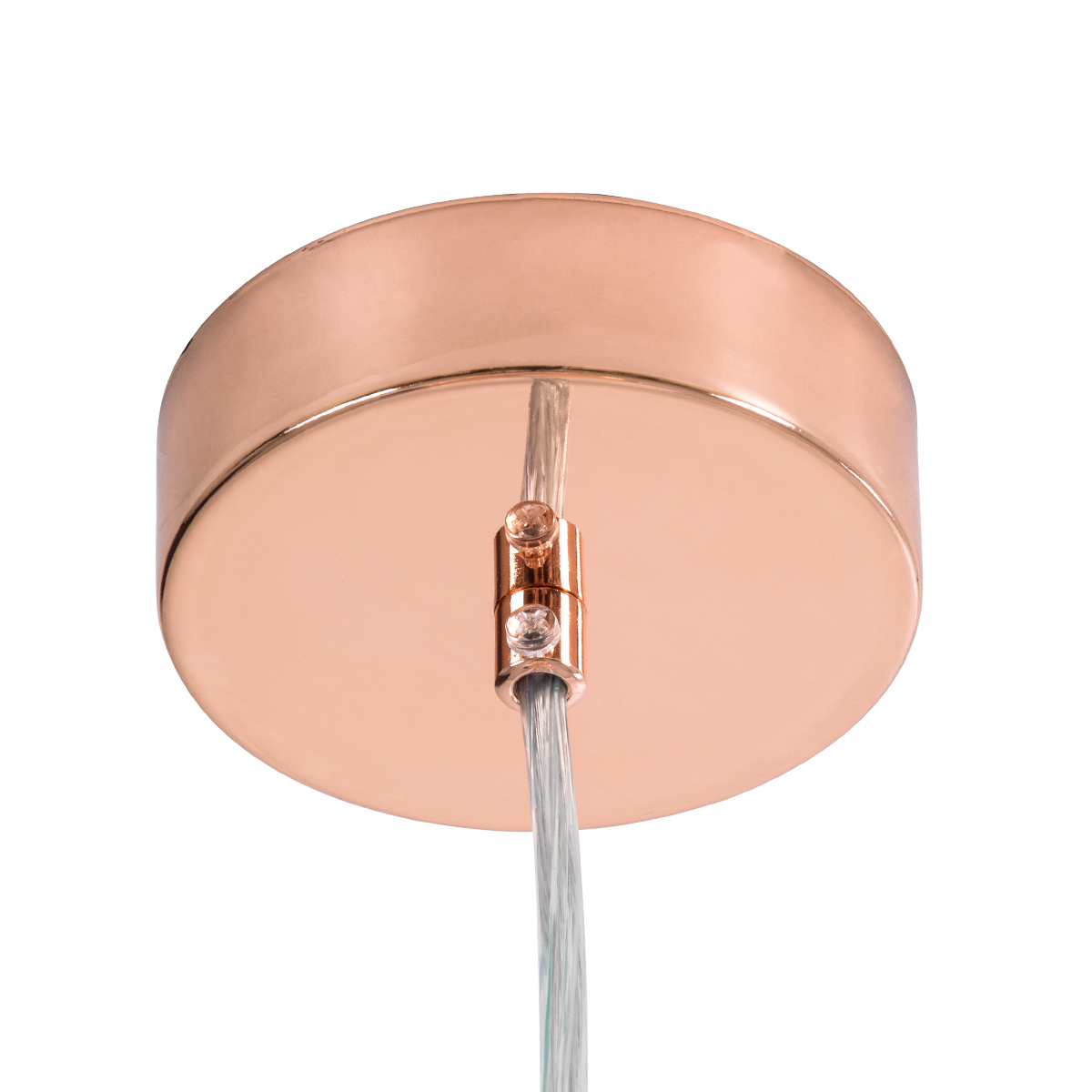 LEDTM® BARON 61253 Μοντέρνο Κρεμαστό Φωτιστικό Οροφής LED 12W 1440lm 120° AC 220-240V IP20 Ρυθμιζόμενο Λευκό CCT με On/Off 2700K/4500K/6000K - Lumileds SMD Chip - Ροζ Χρυσό - Μ25 x Π25 x Υ8cm - 3 Χρόνια Εγγύηση - Image 7