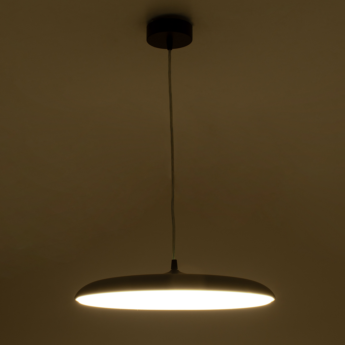 LEDTM® BARON 61254 Μοντέρνο Κρεμαστό Φωτιστικό Οροφής LED 24W 2880lm 120° AC 220-240V IP20 Ρυθμιζόμενο Λευκό CCT με On/Off 2700K/4500K/6000K - Lumileds SMD Chip - Μαύρο Ματ - Μ40 x Π40 x Υ10cm - 3 Χρόνια Εγγύηση - Image 10