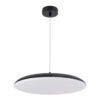 LEDTM® BARON 61254 Μοντέρνο Κρεμαστό Φωτιστικό Οροφής LED 24W 2880lm 120° AC 220-240V IP20 Ρυθμιζόμενο Λευκό CCT με On/Off 2700K/4500K/6000K - Lumileds SMD Chip - Μαύρο Ματ - Μ40 x Π40 x Υ10cm - 3 Χρόνια Εγγύηση - Image 5