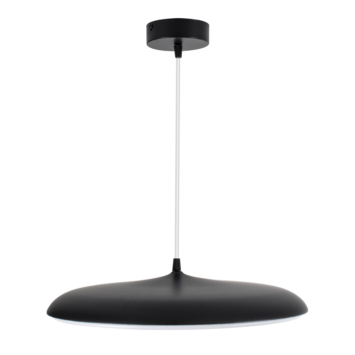 LEDTM® BARON 61254 Μοντέρνο Κρεμαστό Φωτιστικό Οροφής LED 24W 2880lm 120° AC 220-240V IP20 Ρυθμιζόμενο Λευκό CCT με On/Off 2700K/4500K/6000K - Lumileds SMD Chip - Μαύρο Ματ - Μ40 x Π40 x Υ10cm - 3 Χρόνια Εγγύηση - Image 6