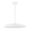 LEDTM® BARON 61255 Μοντέρνο Κρεμαστό Φωτιστικό Οροφής LED 24W 2880lm 120° AC 220-240V IP20 Ρυθμιζόμενο Λευκό CCT με On/Off 2700K/4500K/6000K - Lumileds SMD Chip - Λευκό Ματ - Μ40 x Π40 x Υ10cm - 3 Χρόνια Εγγύηση - Image 3
