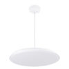 LEDTM® BARON 61255 Μοντέρνο Κρεμαστό Φωτιστικό Οροφής LED 24W 2880lm 120° AC 220-240V IP20 Ρυθμιζόμενο Λευκό CCT με On/Off 2700K/4500K/6000K - Lumileds SMD Chip - Λευκό Ματ - Μ40 x Π40 x Υ10cm - 3 Χρόνια Εγγύηση - Image 5