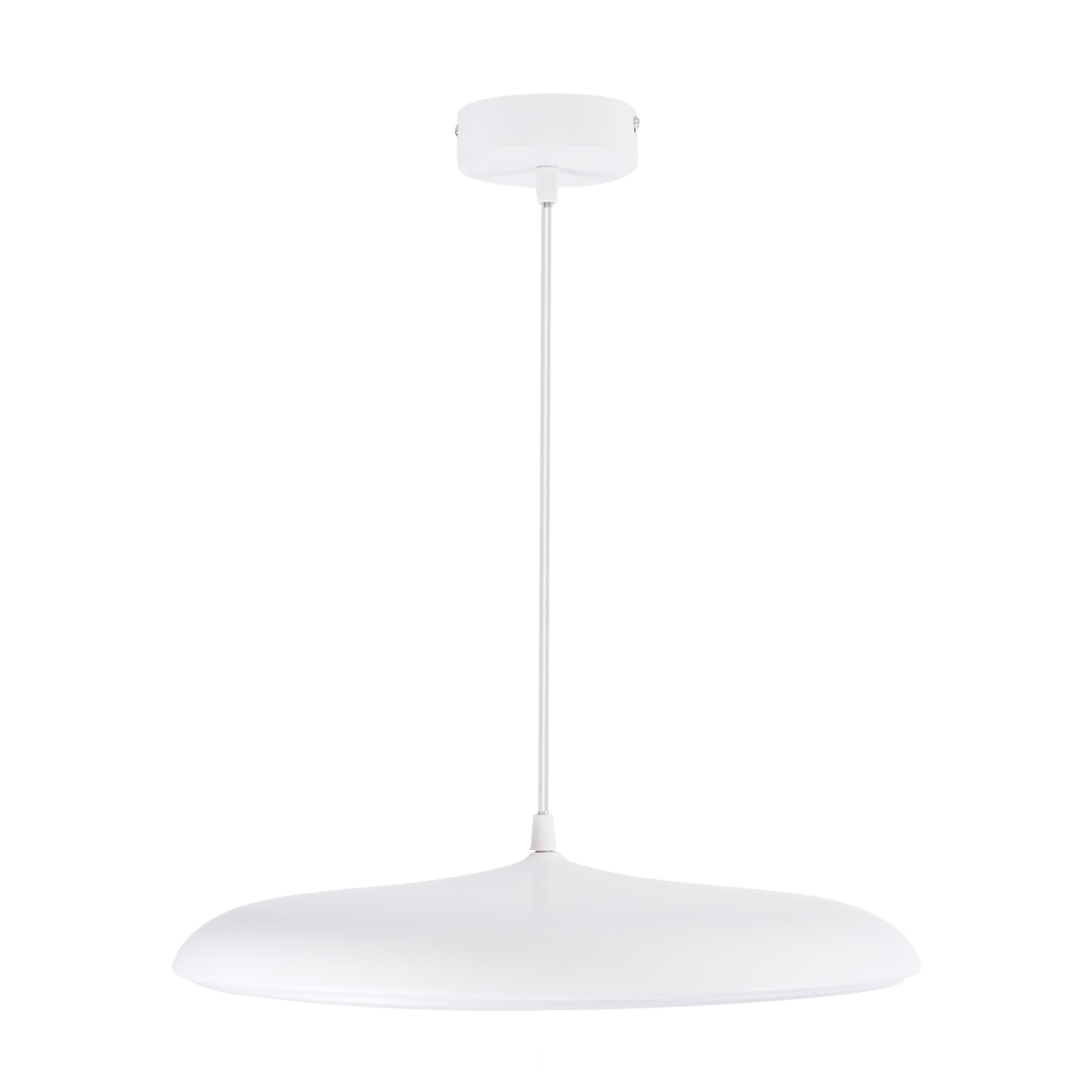 LEDTM® BARON 61255 Μοντέρνο Κρεμαστό Φωτιστικό Οροφής LED 24W 2880lm 120° AC 220-240V IP20 Ρυθμιζόμενο Λευκό CCT με On/Off 2700K/4500K/6000K - Lumileds SMD Chip - Λευκό Ματ - Μ40 x Π40 x Υ10cm - 3 Χρόνια Εγγύηση - Image 6