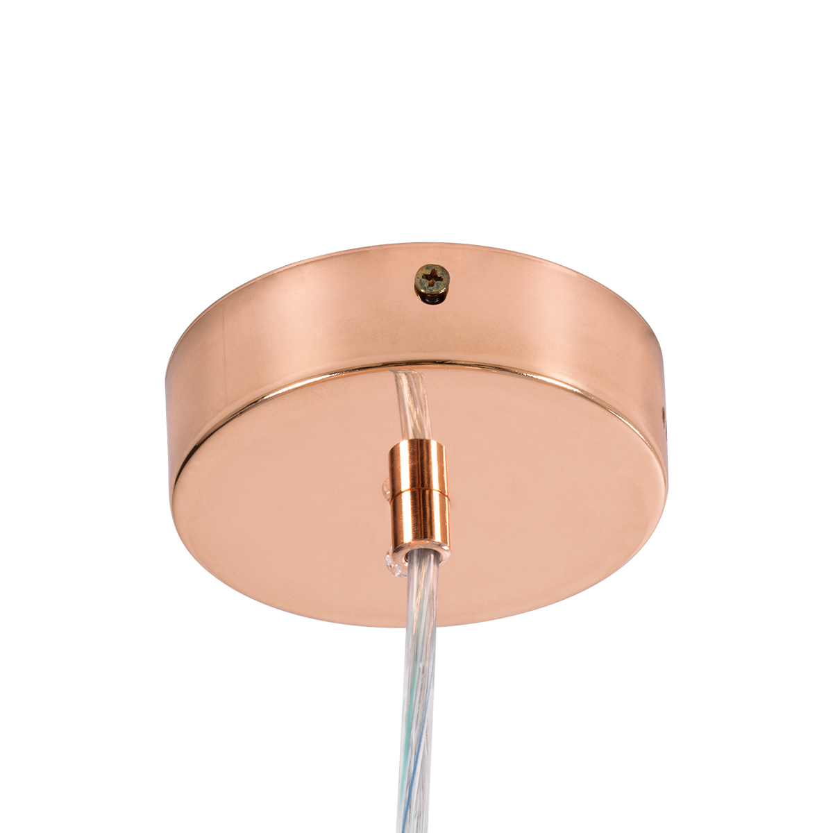 LEDTM® BARON 61256 Μοντέρνο Κρεμαστό Φωτιστικό Οροφής LED 24W 2880lm 120° AC 220-240V IP20 Ρυθμιζόμενο Λευκό CCT με On/Off 2700K/4500K/6000K - Lumileds SMD Chip - Ροζ Χρυσό - Μ40 x Π40 x Υ10cm - 3 Χρόνια Εγγύηση - Image 8