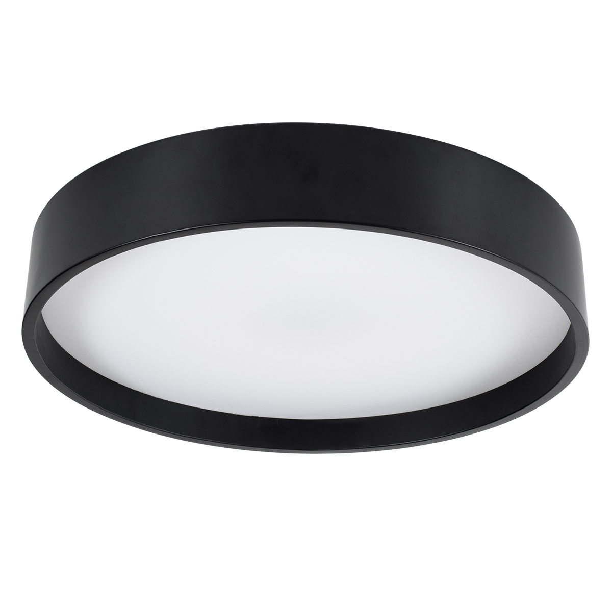 LEDTM® NARNIA 61257 Μοντέρνο Φωτιστικό Οροφής LED 75W 8625lm 120° AC 220-240V IP20 Ρυθμιζόμενο Λευκό CCT με Χειριστήριο από 2700K έως 6000K Dimmable - Lumileds SMD Chip - Μαύρο Ματ - Μ45 x Π45 x Υ8cm - 3 Χρόνια Εγγύηση - Image 3