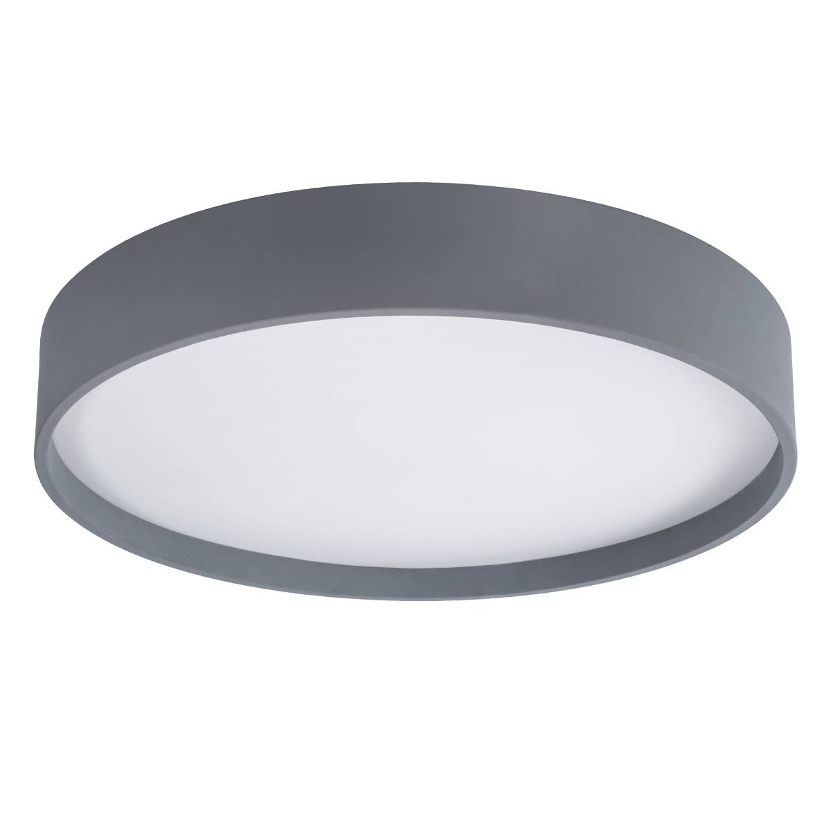 LEDTM® NARNIA 61260 Μοντέρνο Φωτιστικό Οροφής LED 100W 11500lm 120° AC 220-240V IP20 Ρυθμιζόμενο Λευκό CCT με Χειριστήριο από 2700K έως 6000K Dimmable - Lumileds SMD Chip - Γκρι Ματ - Μ60 x Π60 x Υ10cm - 3 Χρόνια Εγγύηση - Image 3
