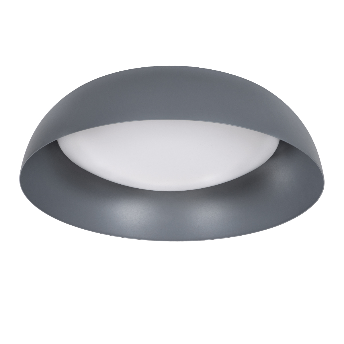 LEDTM® ANATOLIA 61262 Μοντέρνο Φωτιστικό Οροφής LED 60W 6900lm 120° AC 220-240V IP20 Ρυθμιζόμενο Λευκό CCT με Χειριστήριο από 2700K έως 6000K Dimmable - Lumileds SMD Chip - Γκρι - Μ43 x Π43 x Υ11cm - 3 Χρόνια Εγγύηση - Image 3