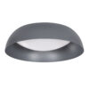 LEDTM® ANATOLIA 61262 Μοντέρνο Φωτιστικό Οροφής LED 60W 6900lm 120° AC 220-240V IP20 Ρυθμιζόμενο Λευκό CCT με Χειριστήριο από 2700K έως 6000K Dimmable - Lumileds SMD Chip - Γκρι - Μ43 x Π43 x Υ11cm - 3 Χρόνια Εγγύηση - Image 4