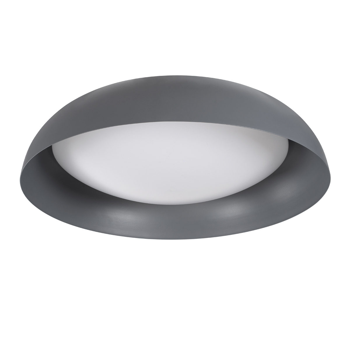 LEDTM® ANATOLIA 61265 Μοντέρνο Φωτιστικό Οροφής LED 75W 8625lm 120° AC 220-240V IP20 Ρυθμιζόμενο Λευκό CCT με Χειριστήριο από 2700K έως 6000K Dimmable - Lumileds SMD Chip - Γκρι - Μ60 x Π60 x Υ13cm - 3 Χρόνια Εγγύηση - Image 3