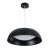 LEDTM® ANATOLIA 61267 Μοντέρνο Κρεμαστό Φωτιστικό Οροφής LED 60W 6900lm 120° AC 220-240V IP20 Ρυθμιζόμενο Λευκό CCT με Χειριστήριο από 2700K έως 6000K Dimmable - Lumileds SMD Chip - Μαύρο Ματ - Μ43 x Π43 x Υ11cm - 3 Χρόνια Εγγύηση - Image 3