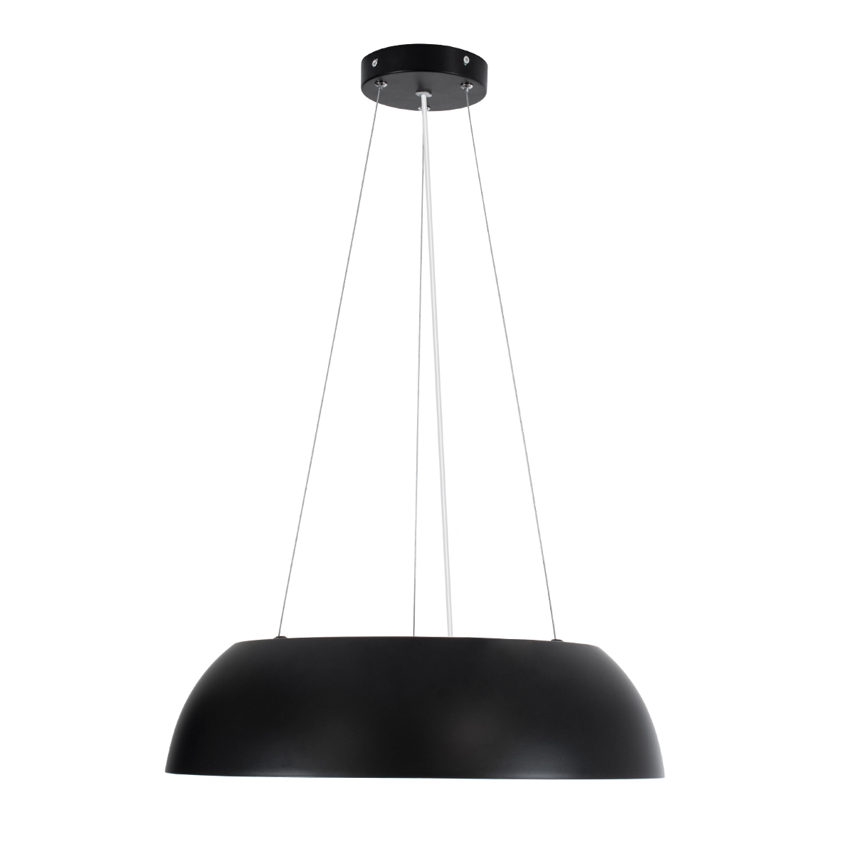 LEDTM® ANATOLIA 61267 Μοντέρνο Κρεμαστό Φωτιστικό Οροφής LED 60W 6900lm 120° AC 220-240V IP20 Ρυθμιζόμενο Λευκό CCT με Χειριστήριο από 2700K έως 6000K Dimmable - Lumileds SMD Chip - Μαύρο Ματ - Μ43 x Π43 x Υ11cm - 3 Χρόνια Εγγύηση - Image 4