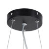 LEDTM® ANATOLIA 61267 Μοντέρνο Κρεμαστό Φωτιστικό Οροφής LED 60W 6900lm 120° AC 220-240V IP20 Ρυθμιζόμενο Λευκό CCT με Χειριστήριο από 2700K έως 6000K Dimmable - Lumileds SMD Chip - Μαύρο Ματ - Μ43 x Π43 x Υ11cm - 3 Χρόνια Εγγύηση - Image 7
