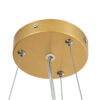 LEDTM® ANATOLIA 61268 Μοντέρνο Κρεμαστό Φωτιστικό Οροφής LED 60W 6900lm 120° AC 220-240V IP20 Ρυθμιζόμενο Λευκό CCT με Χειριστήριο από 2700K έως 6000K Dimmable - Lumileds SMD Chip - Χρυσό - Μ43 x Π43 x Υ11cm - 3 Χρόνια Εγγύηση - Image 7
