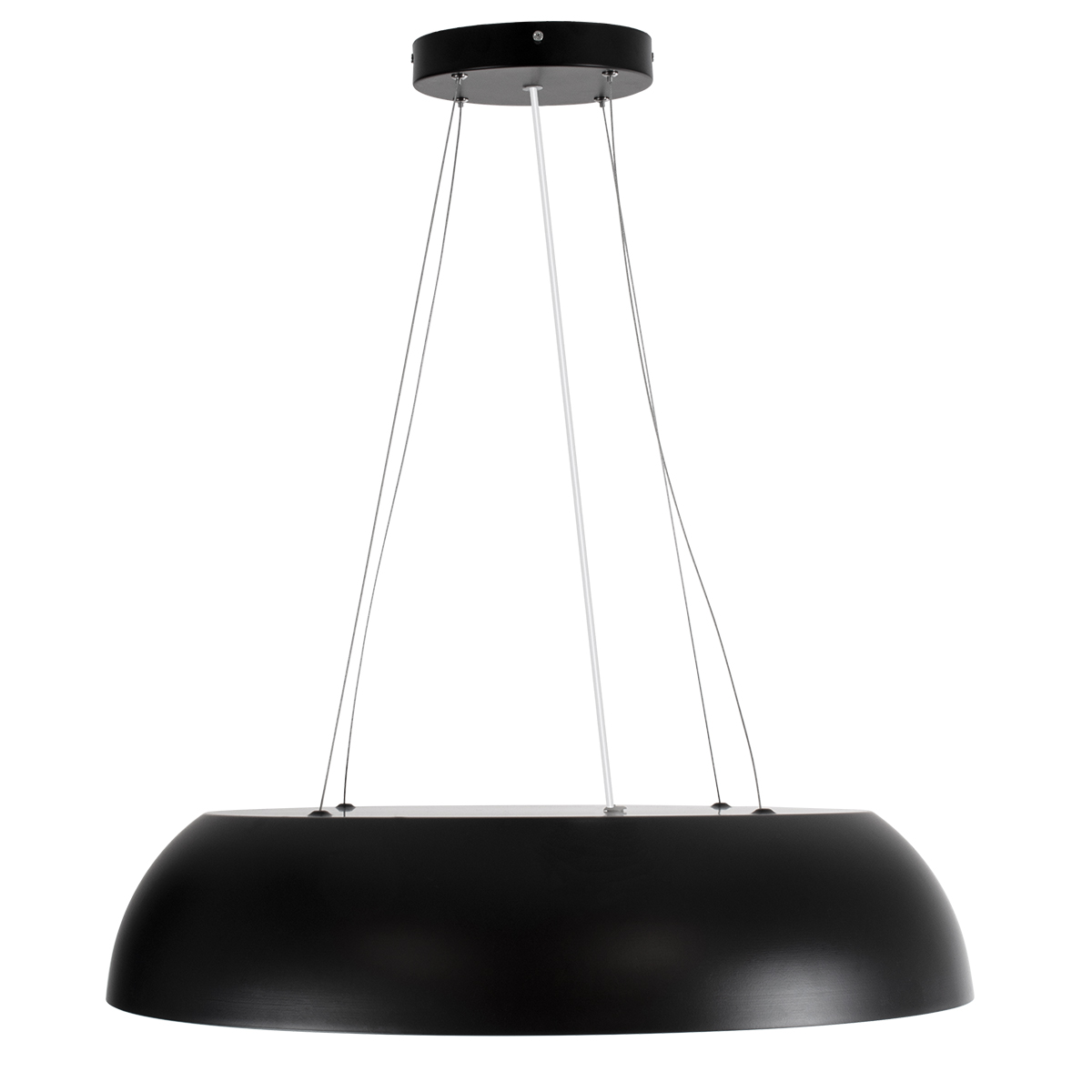 LEDTM® ANATOLIA 61269 Μοντέρνο Κρεμαστό Φωτιστικό Οροφής LED 75W 8625lm 120° AC 220-240V IP20 Ρυθμιζόμενο Λευκό CCT με Χειριστήριο από 2700K έως 6000K Dimmable - Lumileds SMD Chip - Μαύρο Ματ - Μ60 x Π60 x Υ12.5cm - 3 Χρόνια Εγγύηση - Image 4