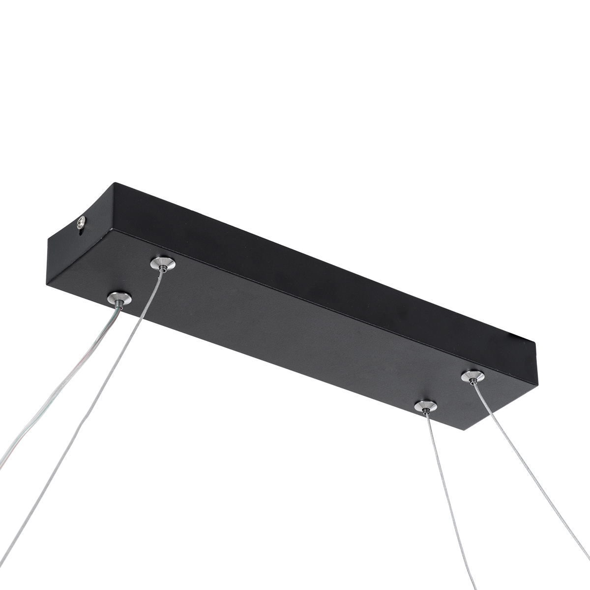 LEDTM® BOLIVAR 61271 Μοντέρνο Κρεμαστό Φωτιστικό Οροφής LED 54W 6210lm 360° AC 220-240V IP20 Ρυθμιζόμενο Λευκό CCT με Χειριστήριο από 2700K έως 6000K Dimmable - Lumileds SMD Chip - Μαύρο Ματ - Μ120 x Π30 x Υ2cm - 3 Χρόνια Εγγύηση - Image 8