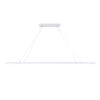 LEDTM® BOLIVAR 61272 Μοντέρνο Κρεμαστό Φωτιστικό Οροφής LED 54W 6210lm 360° AC 220-240V IP20 Ρυθμιζόμενο Λευκό CCT με Χειριστήριο από 2700K έως 6000K Dimmable - Lumileds SMD Chip - Λευκό Ματ - Μ120 x Π30 x Υ2cm - 3 Χρόνια Εγγύηση - Image 5