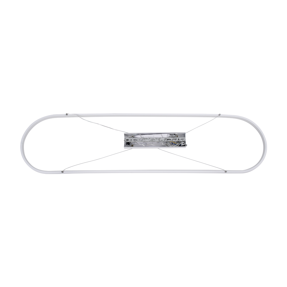 LEDTM® BOLIVAR 61272 Μοντέρνο Κρεμαστό Φωτιστικό Οροφής LED 54W 6210lm 360° AC 220-240V IP20 Ρυθμιζόμενο Λευκό CCT με Χειριστήριο από 2700K έως 6000K Dimmable - Lumileds SMD Chip - Λευκό Ματ - Μ120 x Π30 x Υ2cm - 3 Χρόνια Εγγύηση - Image 9