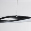 LEDTM® MORALES 61275 Μοντέρνο Κρεμαστό Φωτιστικό Οροφής LED 54W 6048lm 300° AC 220-240V IP20 Ρυθμιζόμενο Λευκό CCT με Χειριστήριο από 2700K έως 6000K Dimmable - Lumileds SMD Chip - Μαύρο Ματ - Μ90 x Π14 x Υ14cm - 3 Χρόνια Εγγύηση - Image 5