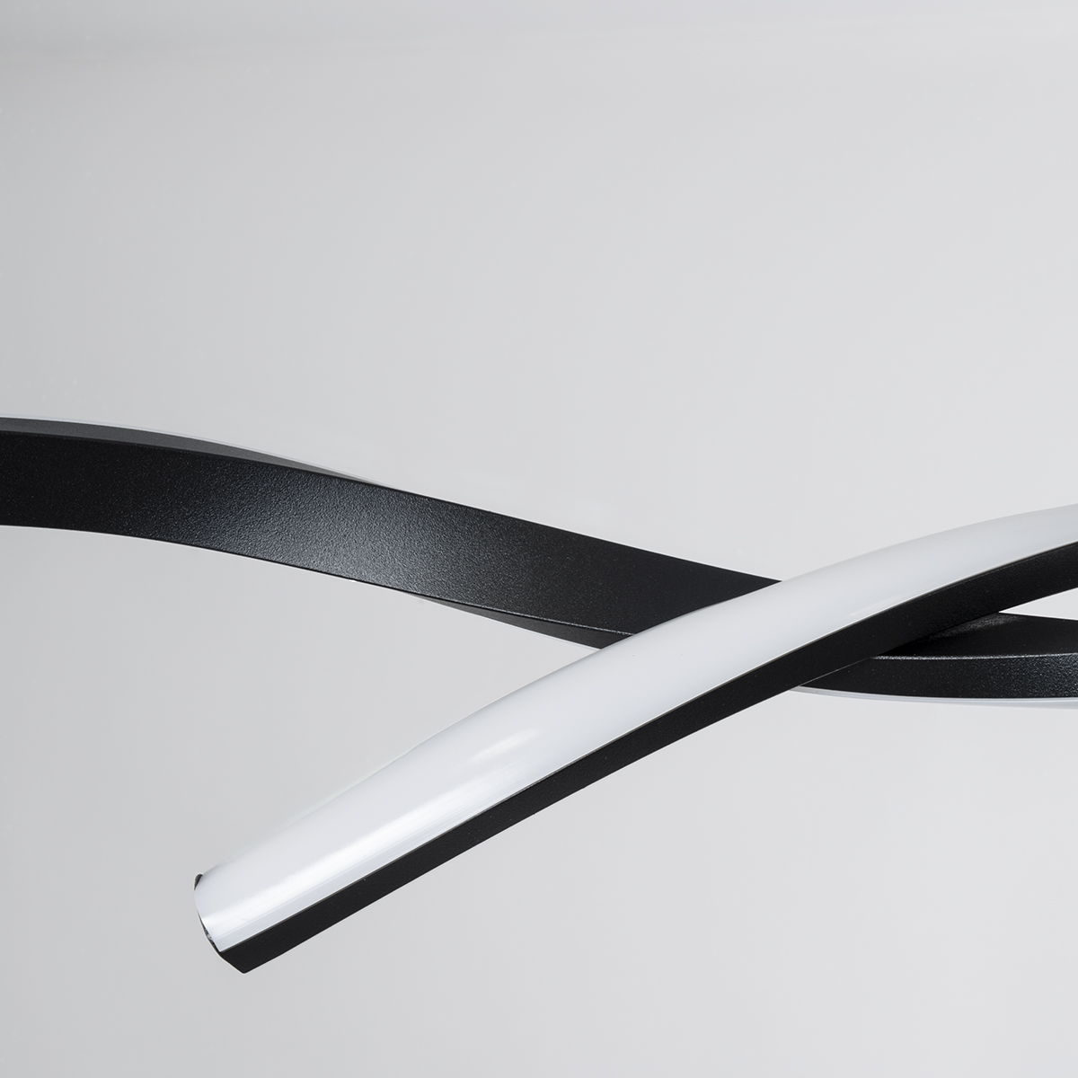 LEDTM® MORALES 61275 Μοντέρνο Κρεμαστό Φωτιστικό Οροφής LED 54W 6048lm 300° AC 220-240V IP20 Ρυθμιζόμενο Λευκό CCT με Χειριστήριο από 2700K έως 6000K Dimmable - Lumileds SMD Chip - Μαύρο Ματ - Μ90 x Π14 x Υ14cm - 3 Χρόνια Εγγύηση - Image 6