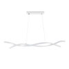 LEDTM® MORALES 61276 Μοντέρνο Κρεμαστό Φωτιστικό Οροφής LED 54W 6048lm 300° AC 220-240V IP20 Ρυθμιζόμενο Λευκό CCT με Χειριστήριο από 2700K έως 6000K Dimmable - Lumileds SMD Chip - Λευκό Ματ - Μ90 x Π14 x Υ14cm - 3 Χρόνια Εγγύηση - Image 4