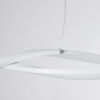 LEDTM® MORALES 61276 Μοντέρνο Κρεμαστό Φωτιστικό Οροφής LED 54W 6048lm 300° AC 220-240V IP20 Ρυθμιζόμενο Λευκό CCT με Χειριστήριο από 2700K έως 6000K Dimmable - Lumileds SMD Chip - Λευκό Ματ - Μ90 x Π14 x Υ14cm - 3 Χρόνια Εγγύηση - Image 5