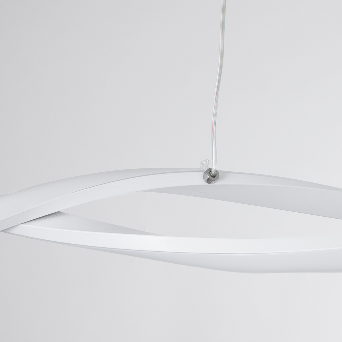 LEDTM® MORALES 61276 Μοντέρνο Κρεμαστό Φωτιστικό Οροφής LED 54W 6048lm 300° AC 220-240V IP20 Ρυθμιζόμενο Λευκό CCT με Χειριστήριο από 2700K έως 6000K Dimmable - Lumileds SMD Chip - Λευκό Ματ - Μ90 x Π14 x Υ14cm - 3 Χρόνια Εγγύηση - Image 5