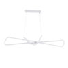 LEDTM® DOLORES 61280 Μοντέρνο Κρεμαστό Φωτιστικό Οροφής LED 105W 11760lm 300° AC 220-240V IP20 Ρυθμιζόμενο Λευκό CCT με Χειριστήριο από 2700K έως 6000K Dimmable - Lumileds SMD Chip - Λευκό Ματ - Μ110 x Π17 x Υ17.5cm - 3 Χρόνια Εγγύηση - Image 5