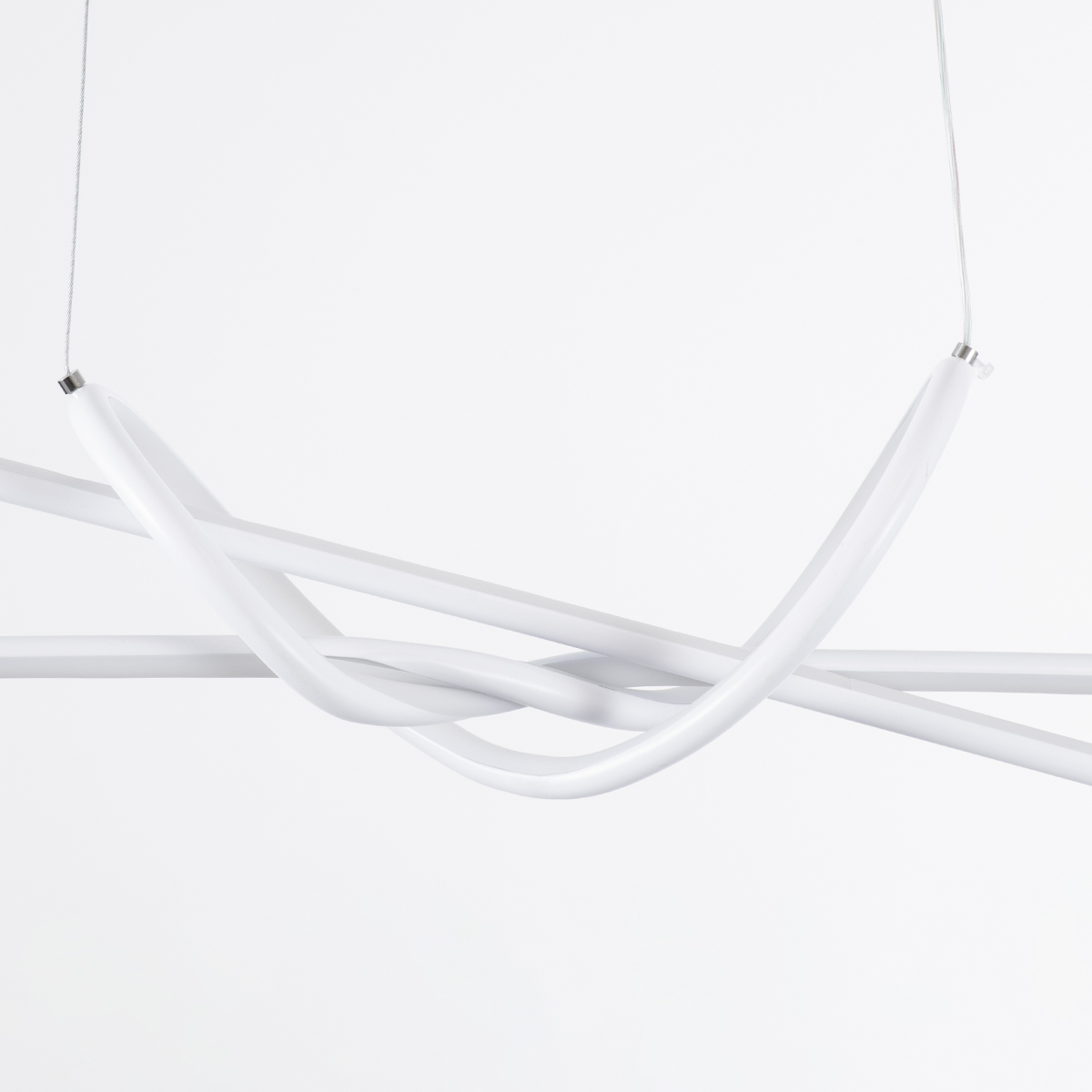 LEDTM® DOLORES 61280 Μοντέρνο Κρεμαστό Φωτιστικό Οροφής LED 105W 11760lm 300° AC 220-240V IP20 Ρυθμιζόμενο Λευκό CCT με Χειριστήριο από 2700K έως 6000K Dimmable - Lumileds SMD Chip - Λευκό Ματ - Μ110 x Π17 x Υ17.5cm - 3 Χρόνια Εγγύηση - Image 6