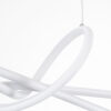 LEDTM® DOLORES 61280 Μοντέρνο Κρεμαστό Φωτιστικό Οροφής LED 105W 11760lm 300° AC 220-240V IP20 Ρυθμιζόμενο Λευκό CCT με Χειριστήριο από 2700K έως 6000K Dimmable - Lumileds SMD Chip - Λευκό Ματ - Μ110 x Π17 x Υ17.5cm - 3 Χρόνια Εγγύηση - Image 7