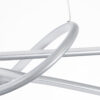 LEDTM® DOLORES 61281 Μοντέρνο Κρεμαστό Φωτιστικό Οροφής LED 105W 11760lm 300° AC 220-240V IP20 Ρυθμιζόμενο Λευκό CCT με Χειριστήριο από 2700K έως 6000K Dimmable - Lumileds SMD Chip - Νίκελ Βούρτσας - Μ110 x Π17 x Υ17.5cm - 3 Χρόνια Εγγύηση - Image 7