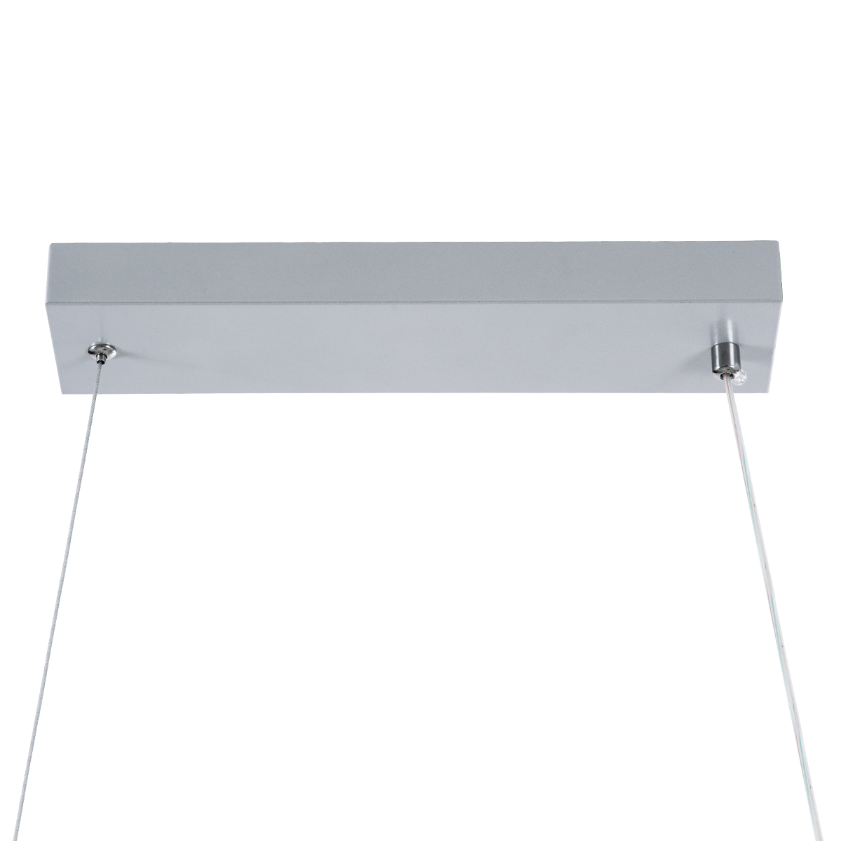 LEDTM® DOLORES 61281 Μοντέρνο Κρεμαστό Φωτιστικό Οροφής LED 105W 11760lm 300° AC 220-240V IP20 Ρυθμιζόμενο Λευκό CCT με Χειριστήριο από 2700K έως 6000K Dimmable - Lumileds SMD Chip - Νίκελ Βούρτσας - Μ110 x Π17 x Υ17.5cm - 3 Χρόνια Εγγύηση - Image 8