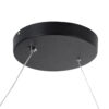 LEDTM® SPIRALE 61283 Μοντέρνο Κρεμαστό Φωτιστικό Οροφής LED 75W 8400lm 300° AC 220-240V IP20 Ρυθμιζόμενο Λευκό CCT με Χειριστήριο από 2700K έως 6000K Dimmable - Lumileds SMD Chip - Μαύρο Ματ - Μ72 x Π25 x Υ30cm - 3 Χρόνια Εγγύηση - Image 7